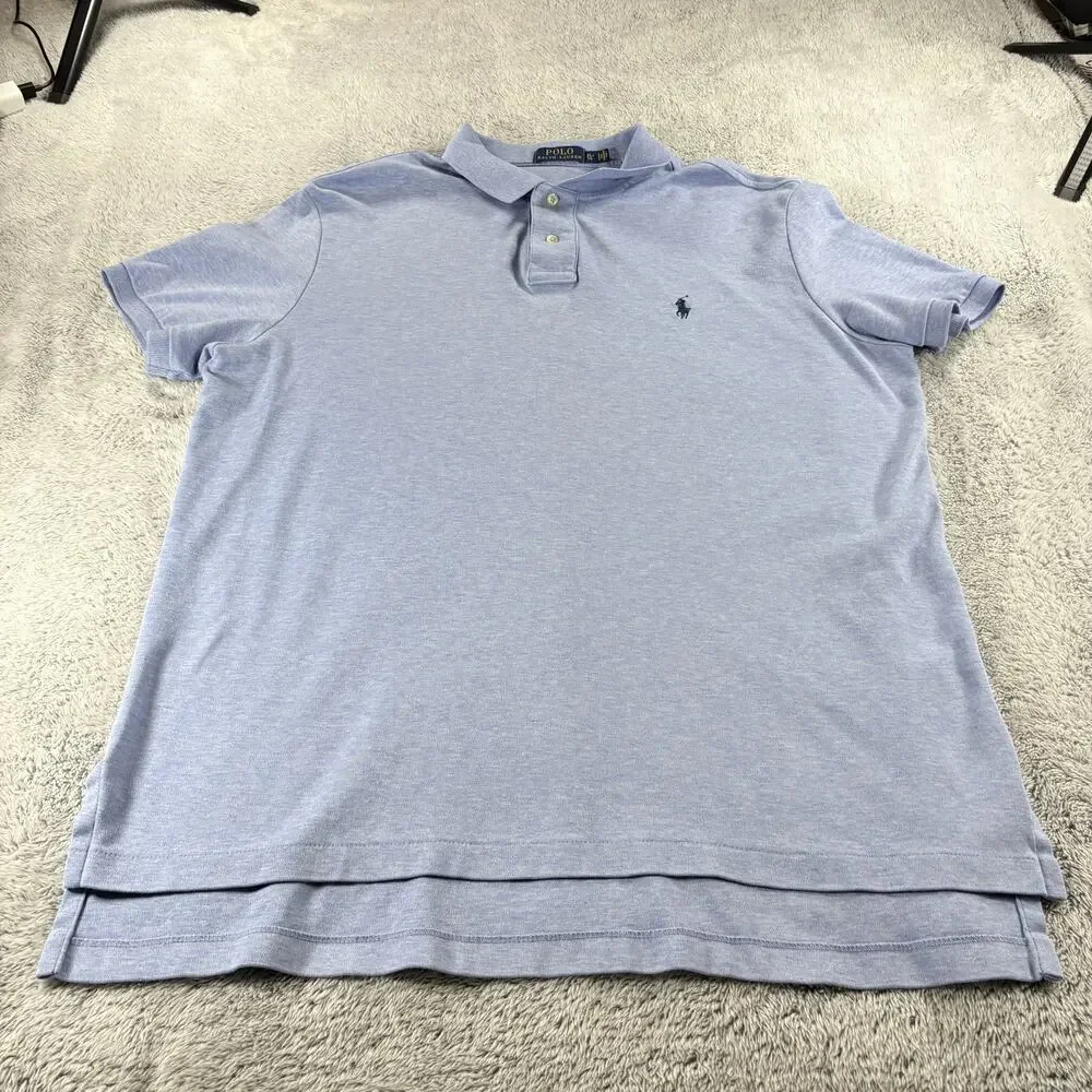 Polo‎ Ralph Lauren Light Blue Short Sleeve Shirt Sz XL